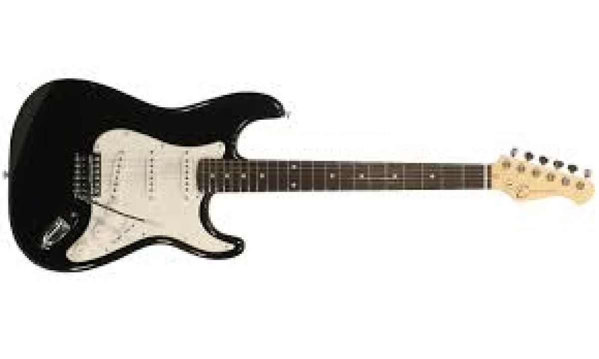 Eastone Guitars Noire et Blanche Type ST Droitier