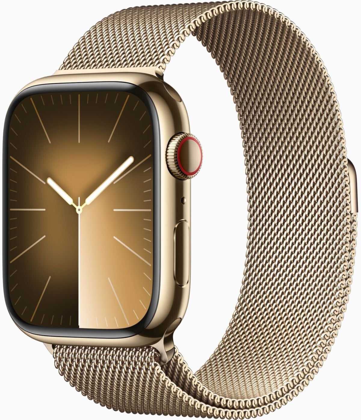 Apple Apple Watch Series 9 45mm (2984) Aluminium Or Bracelet Milanais Jaune