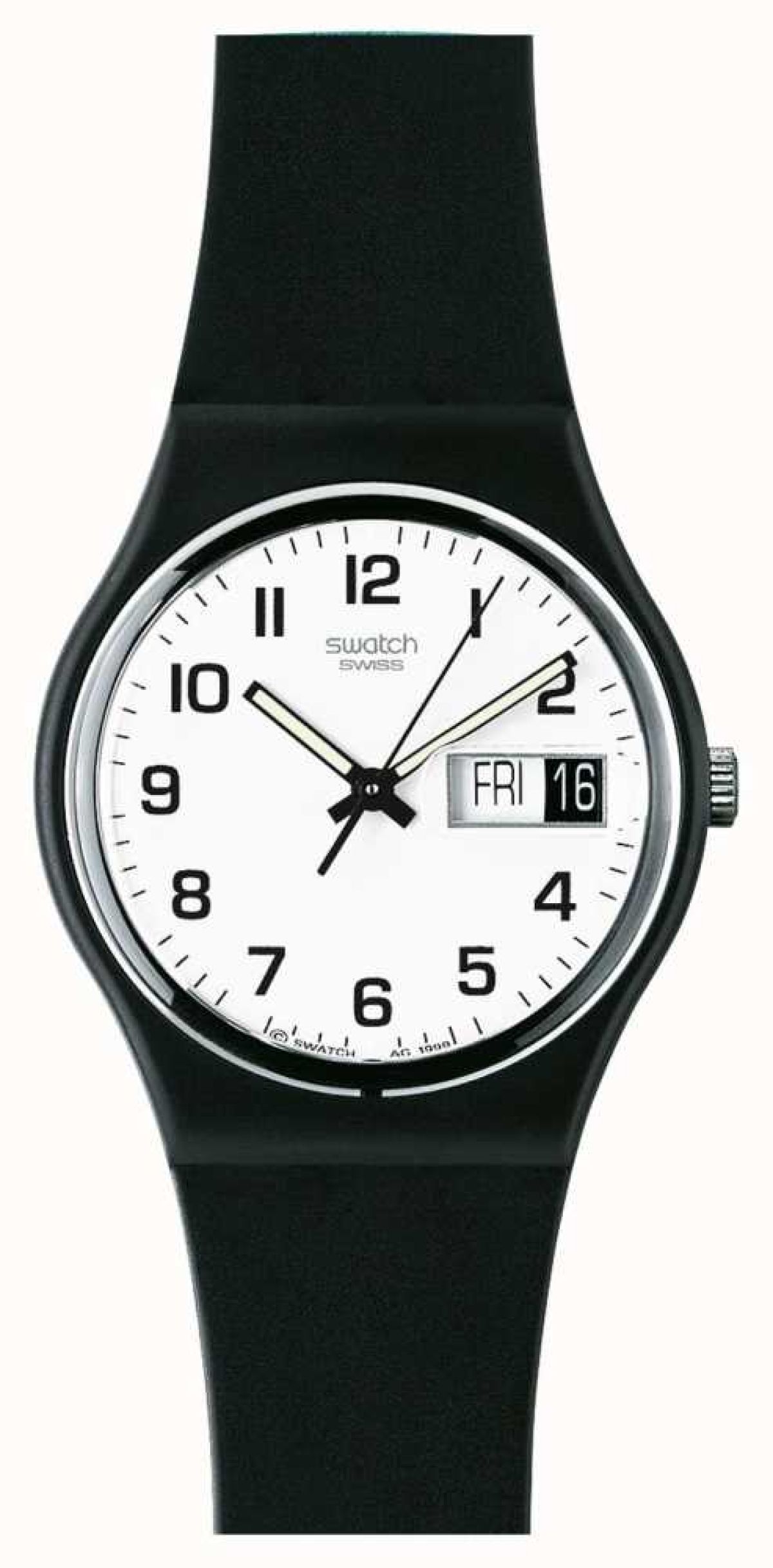 Swatch GB743-S26 Quartz Noir Plastique