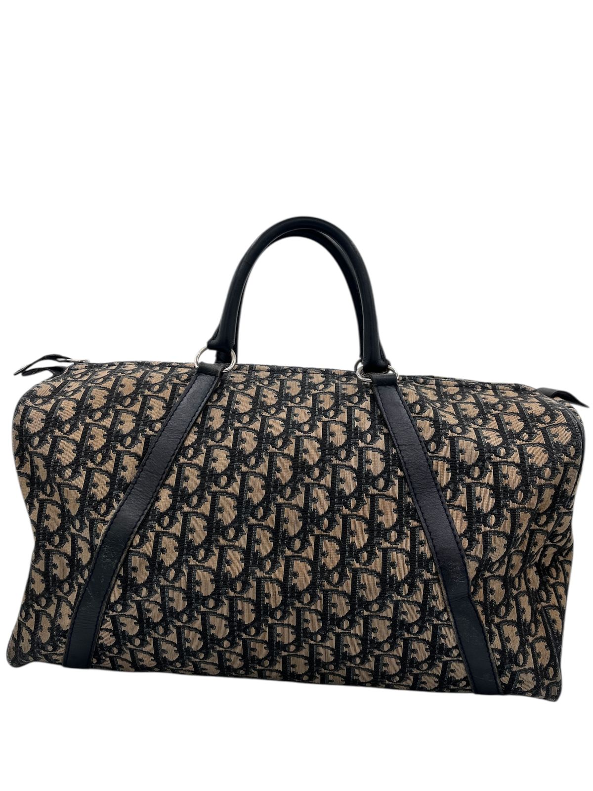 Christian Dior Bowling Moyen Toile Monogram Bleu