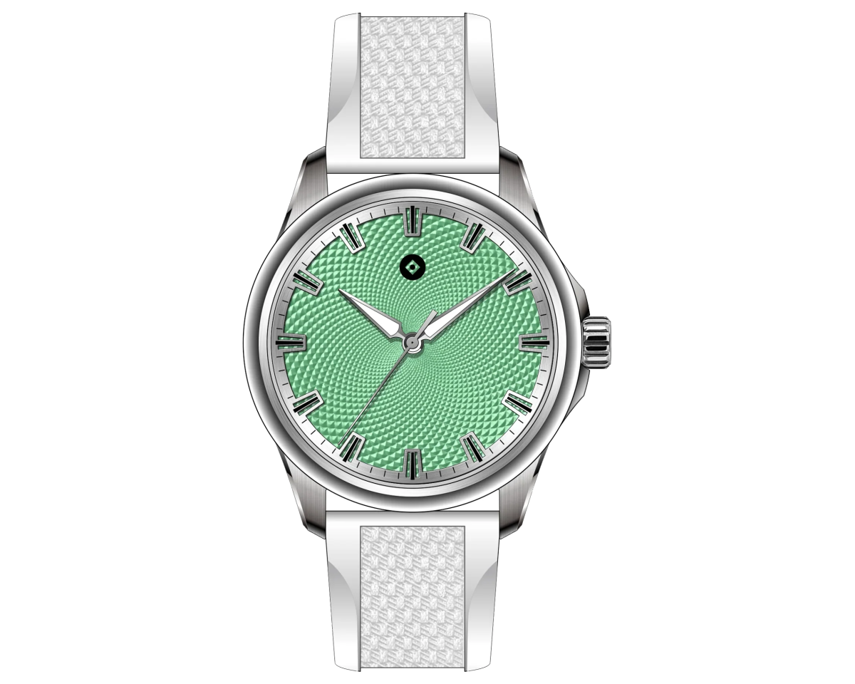 Omnis Luna Automatique Vert Plastique