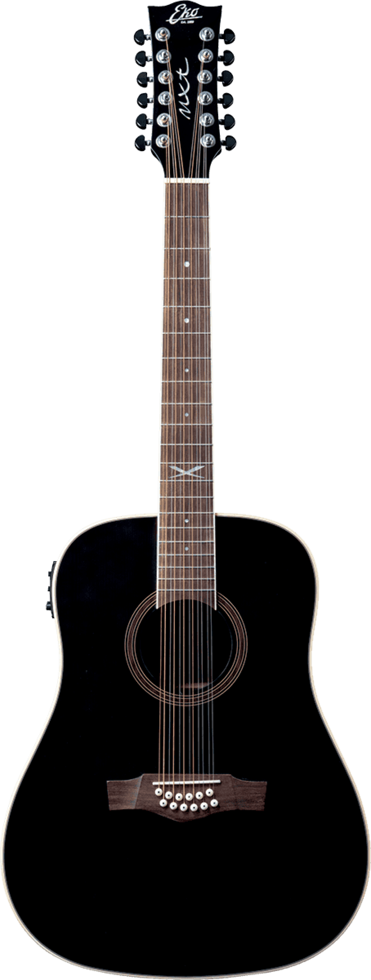 Fender DC-16E-12 BLK Electro-acoustique