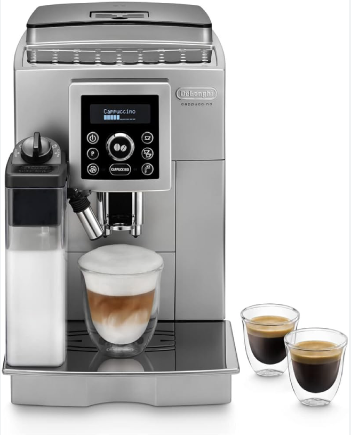 Delonghi ECAM23.466.S Cafetière expresso avec broyeur SILVER CAPPUCCINO