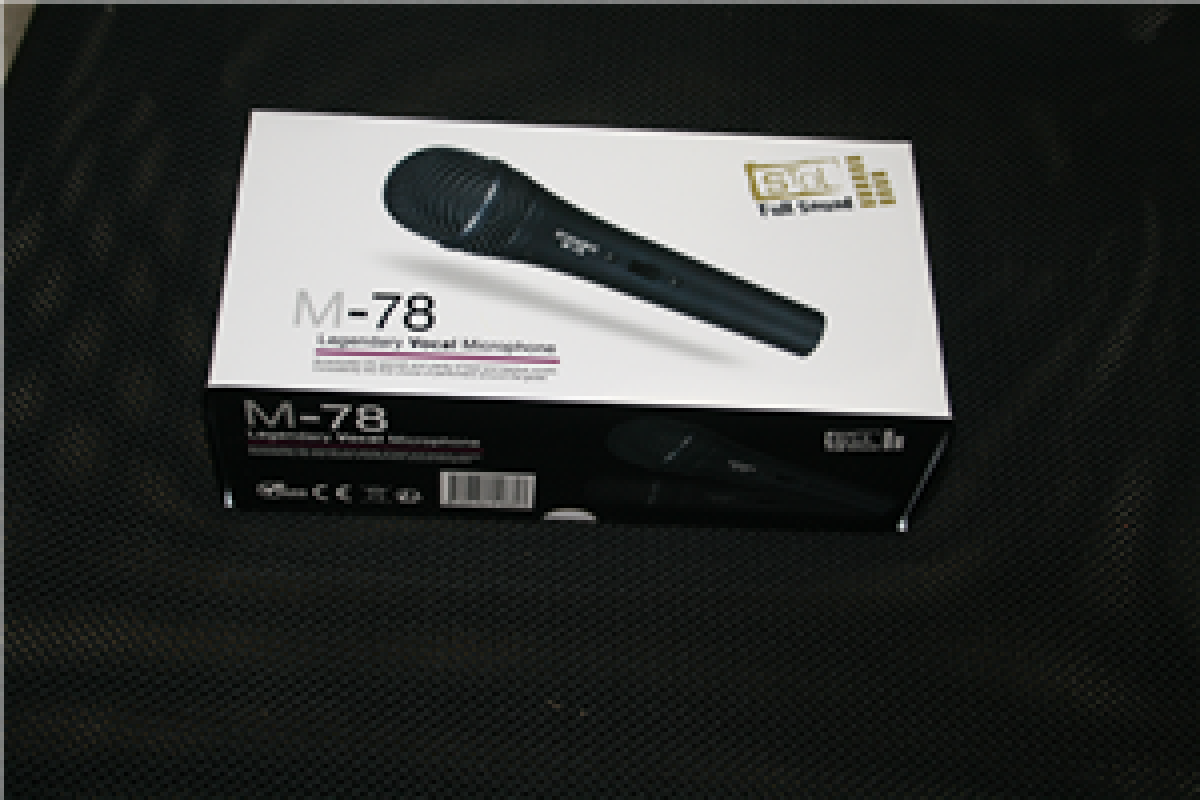 Stol M78 Micro chant / scène Noir