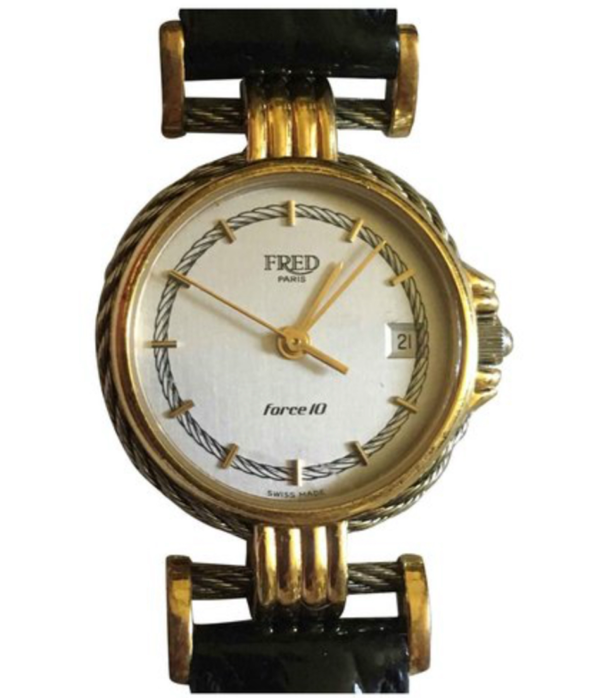 Fred Force 10 Quartz Doré Cuir
