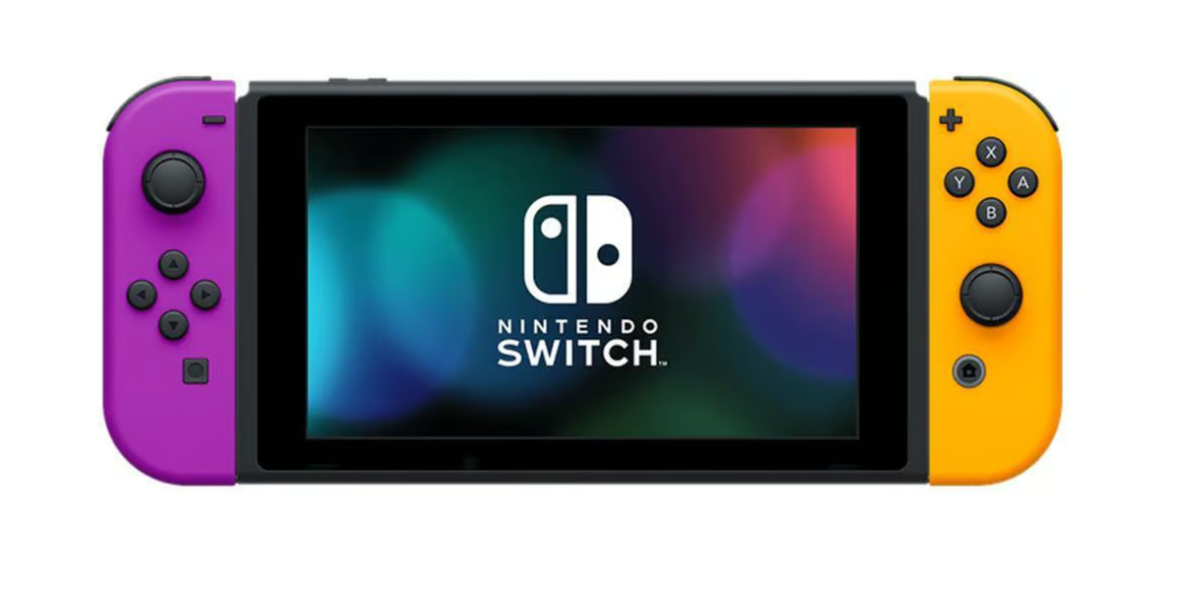 Nintendo Switch Joycon Jaune Et Violet
