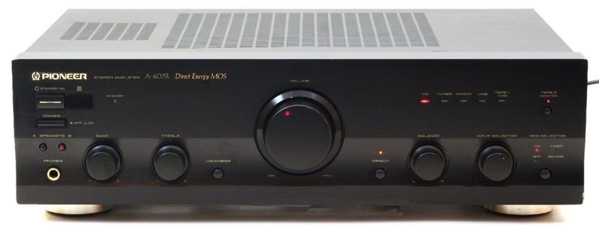 Pioneer A-407R Stéréo  Noir
