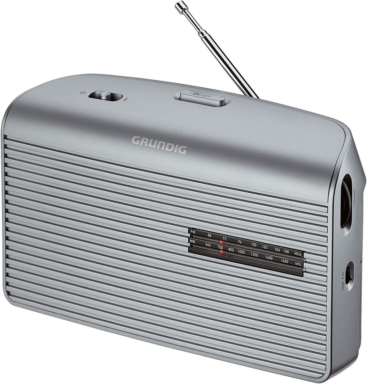 Grundig Music 60 LW Radio Portable Gris argent