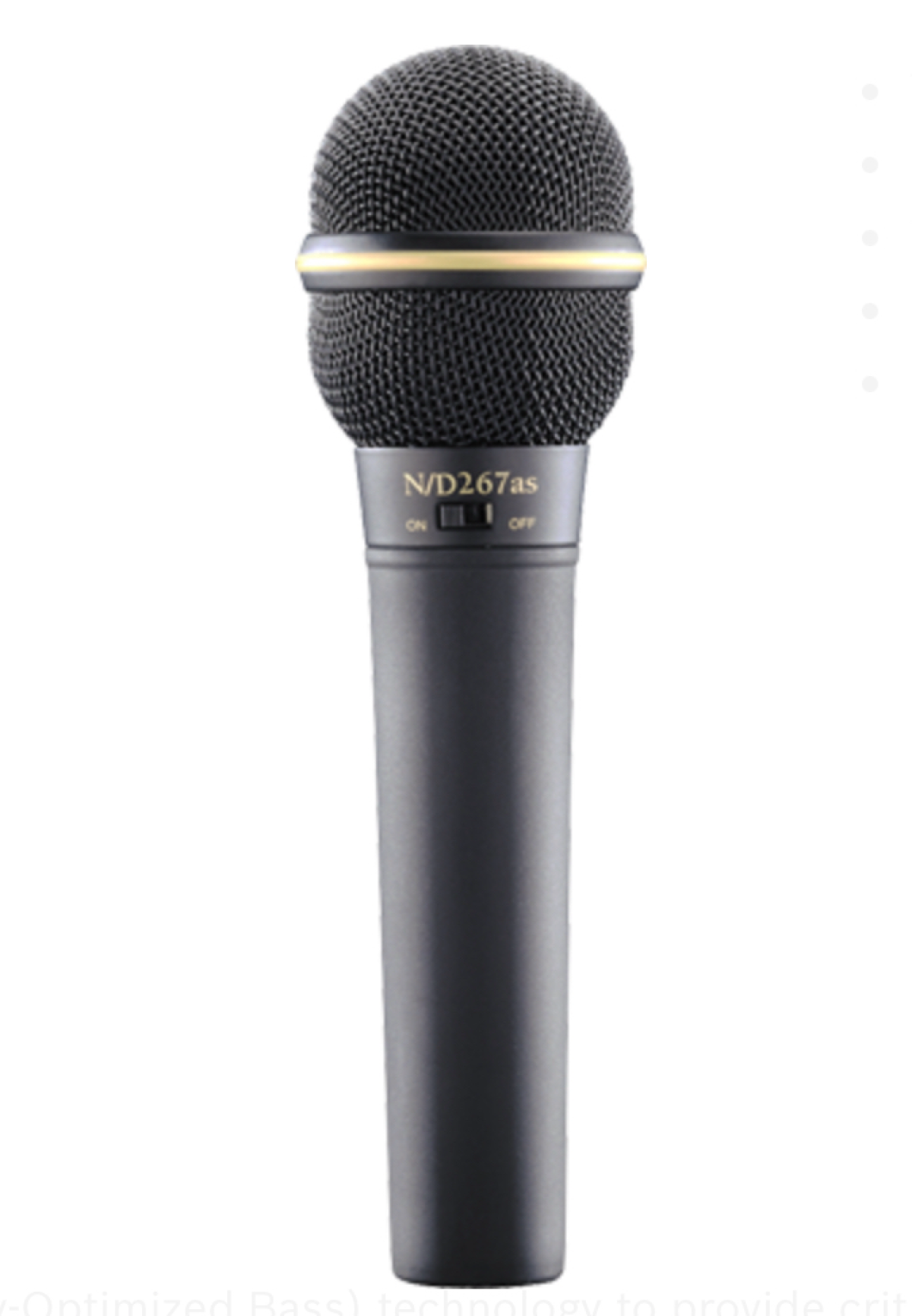 Electro-Voice N/D267A Micro chant / scène Noir