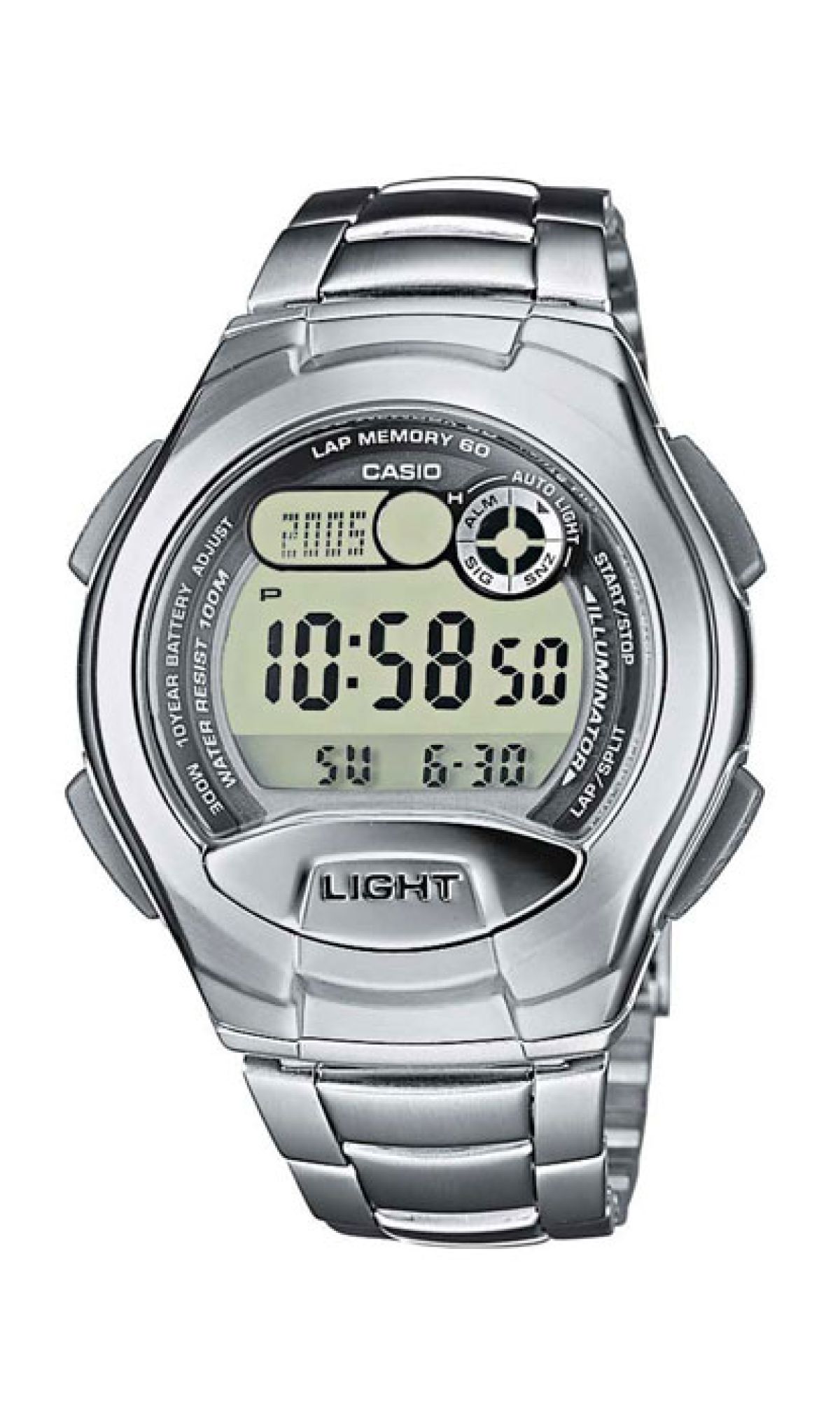 Casio w-752 Quartz Acier Acier