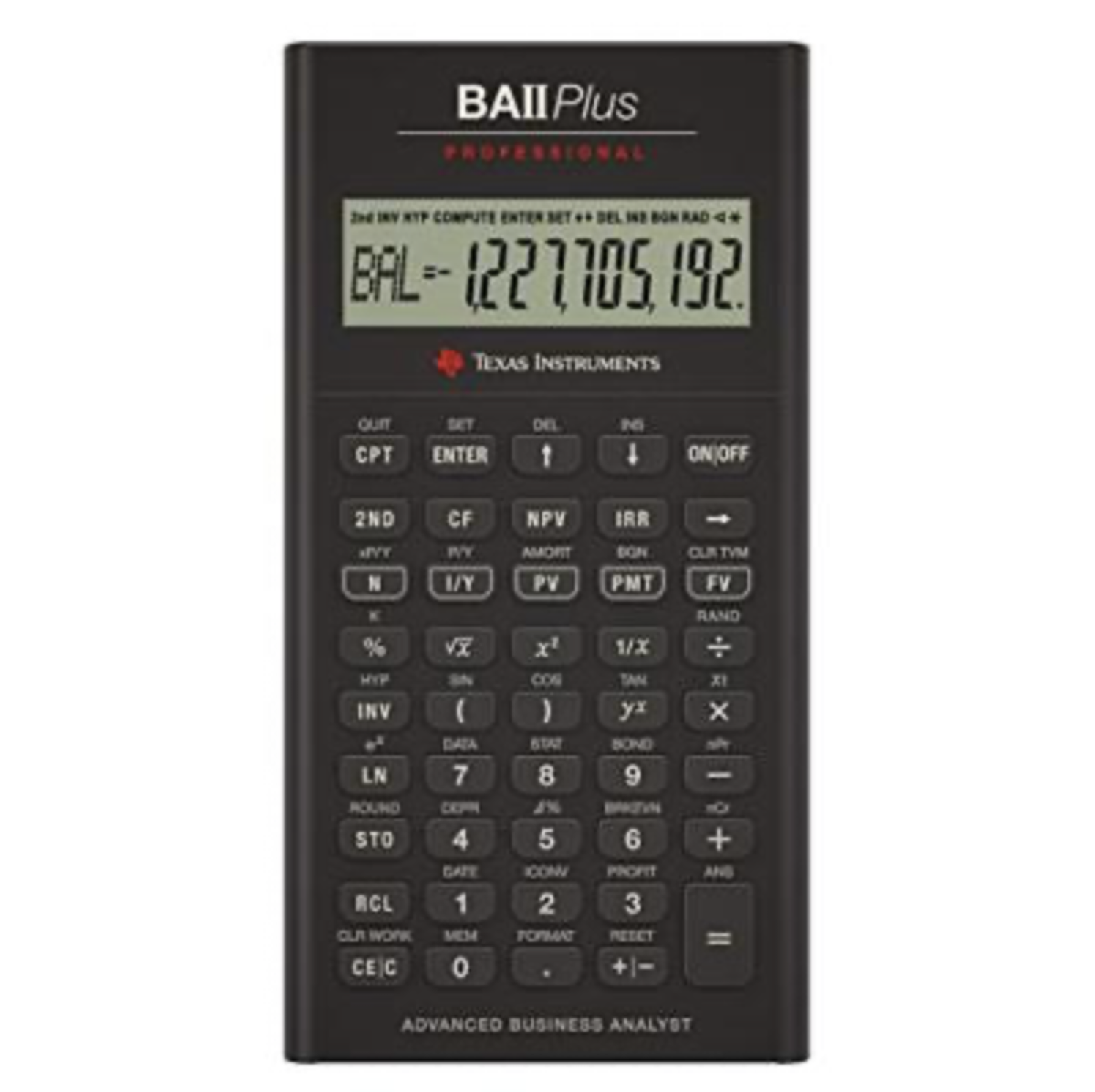 Texas Instruments BA II Plus Calculatrice