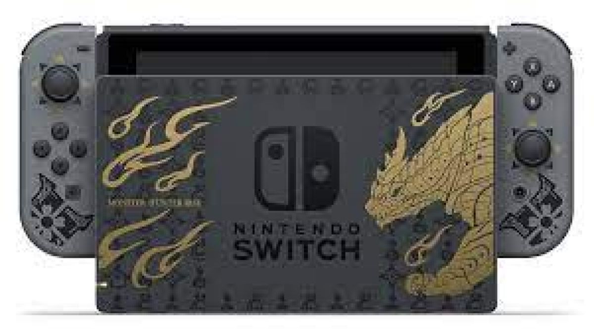Nintendo Switch Noir Edition Monster hunter rise Console