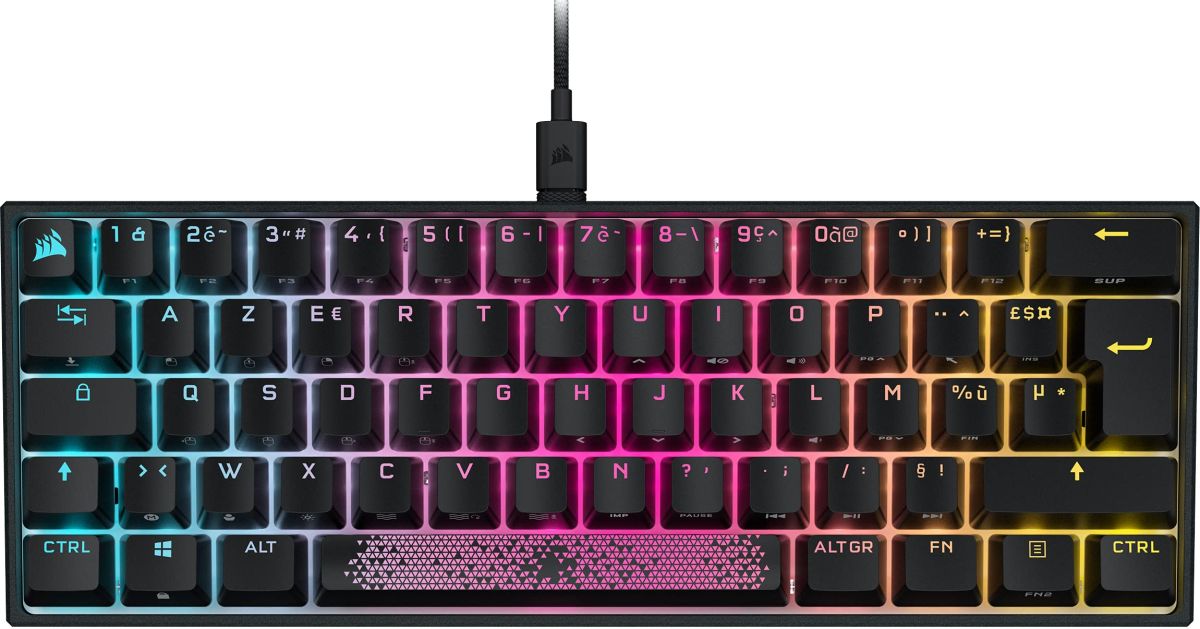 Corsair K65 RGB MINI Clavier Rose