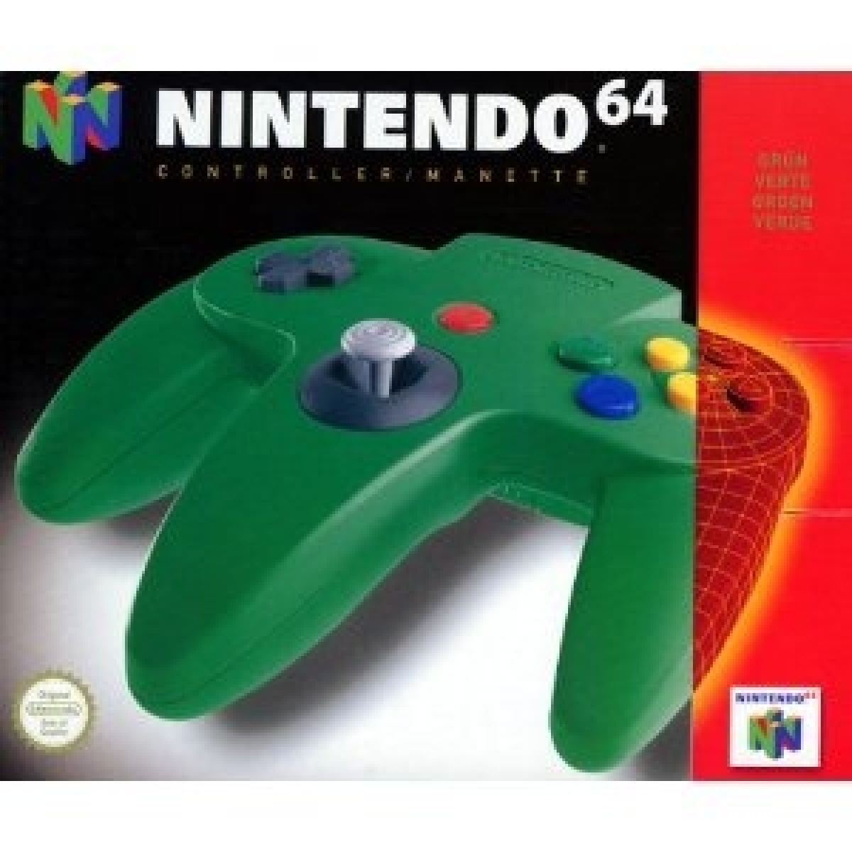 Nintendo Manette N64  Vert
