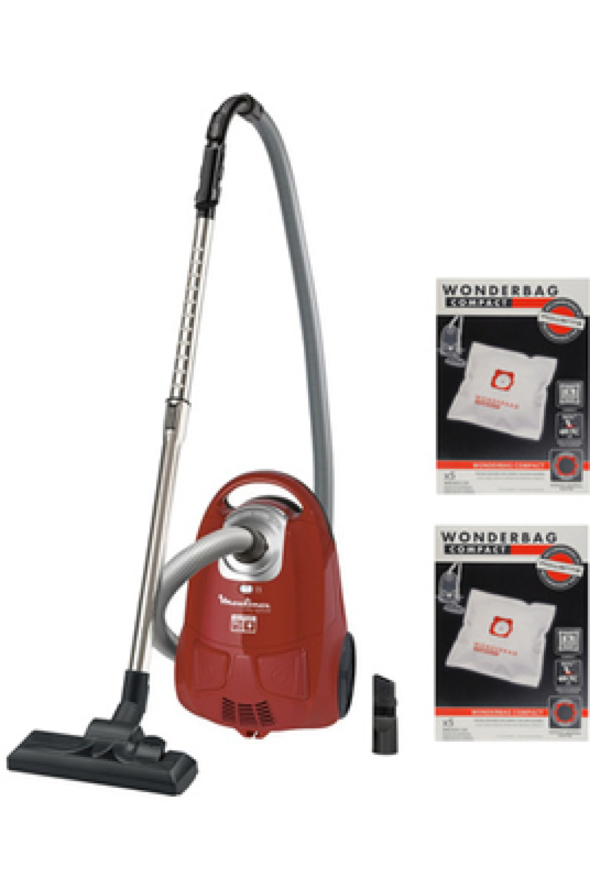 Moulinex City Space MO2440PA Aspirateur traineau avec sac Rouge
