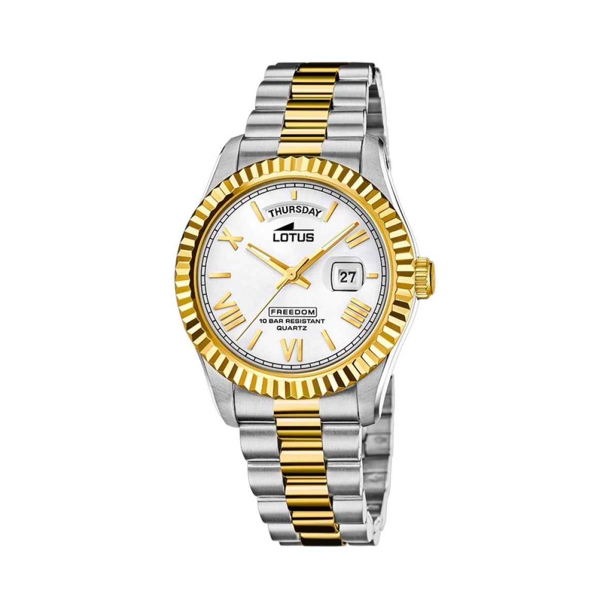Lotus 18855 Quartz Blanc Acier