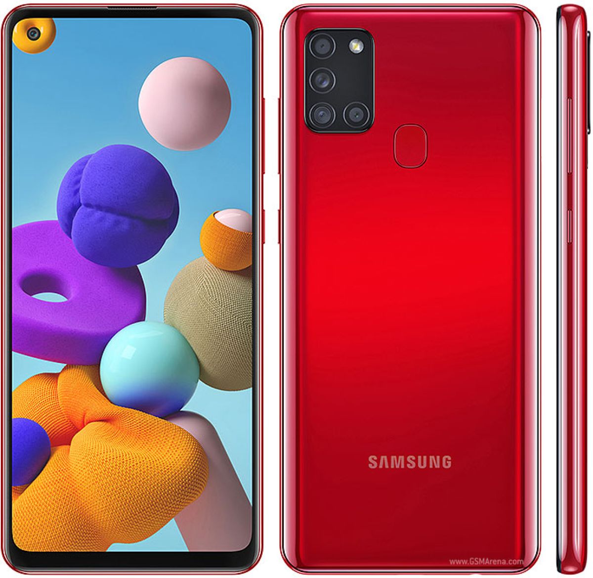 Samsung Galaxy A21s 32 Go rouge Débloqué