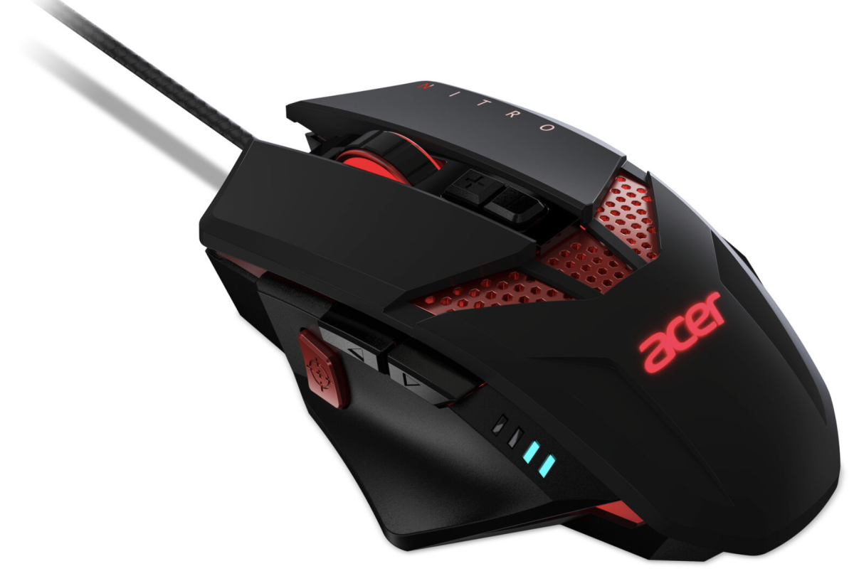 Acer Nitro Mouse Souris Gaming Noir NMW810
