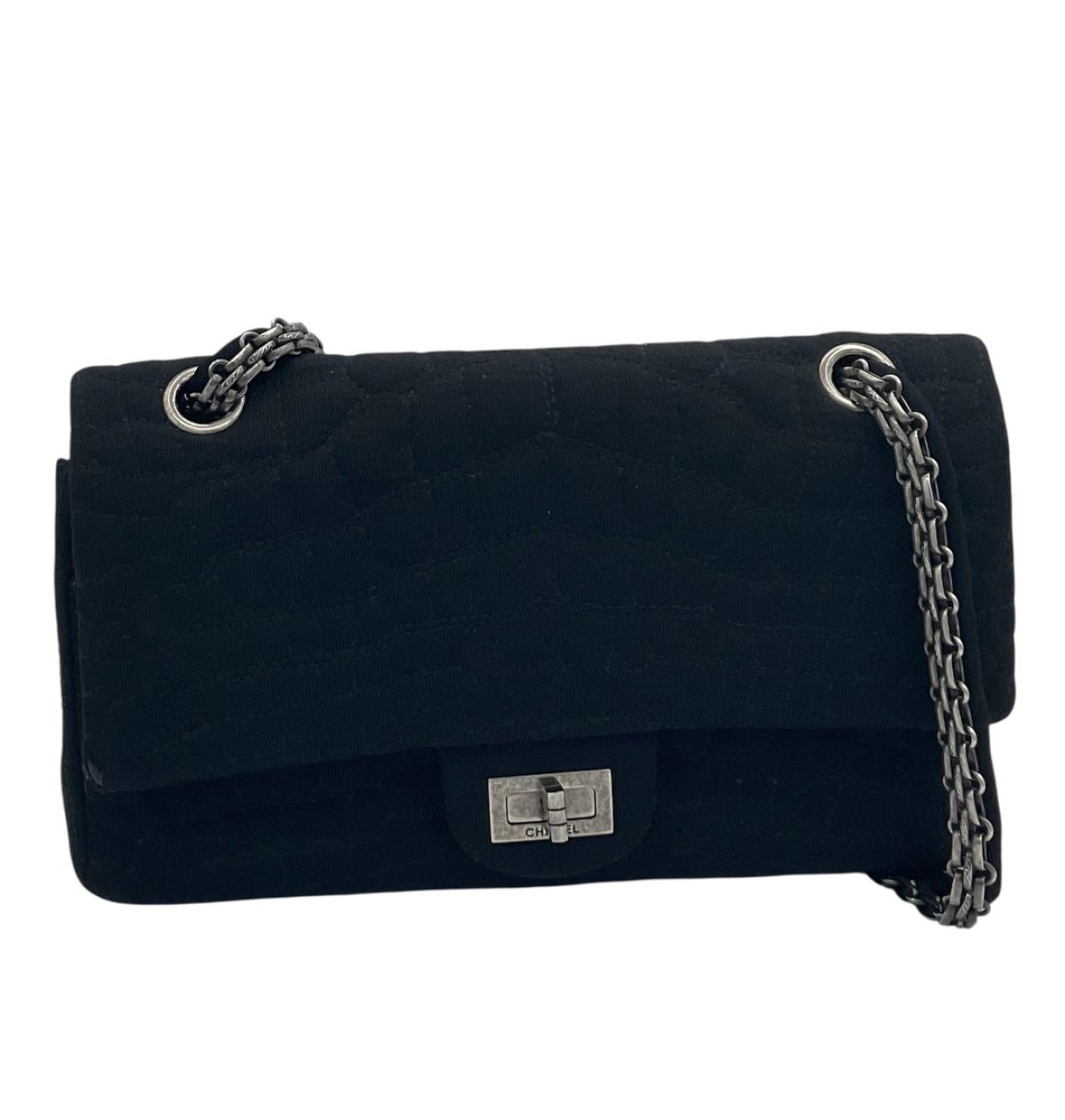 Chanel 2.55 Medium Coton Noir