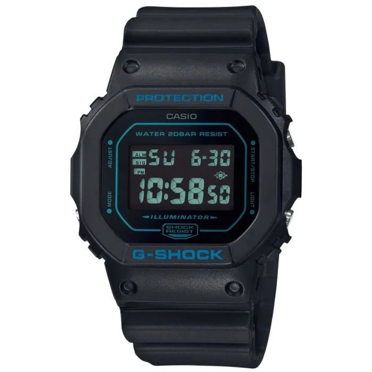 Casio DW-5600BBM Quartz  Plastique