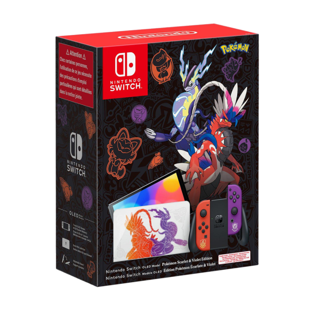 Nintendo Switch Oled Pokemon Scarlet et Violet Edition Limitée Console
