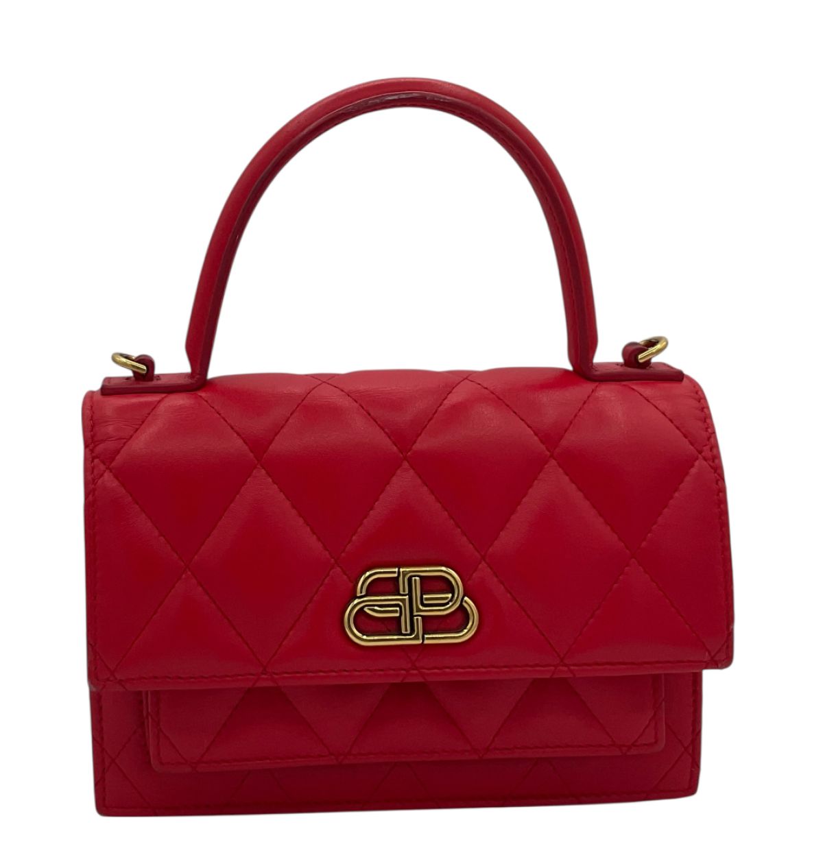 Balenciaga Sharp Small Cuir Rouge