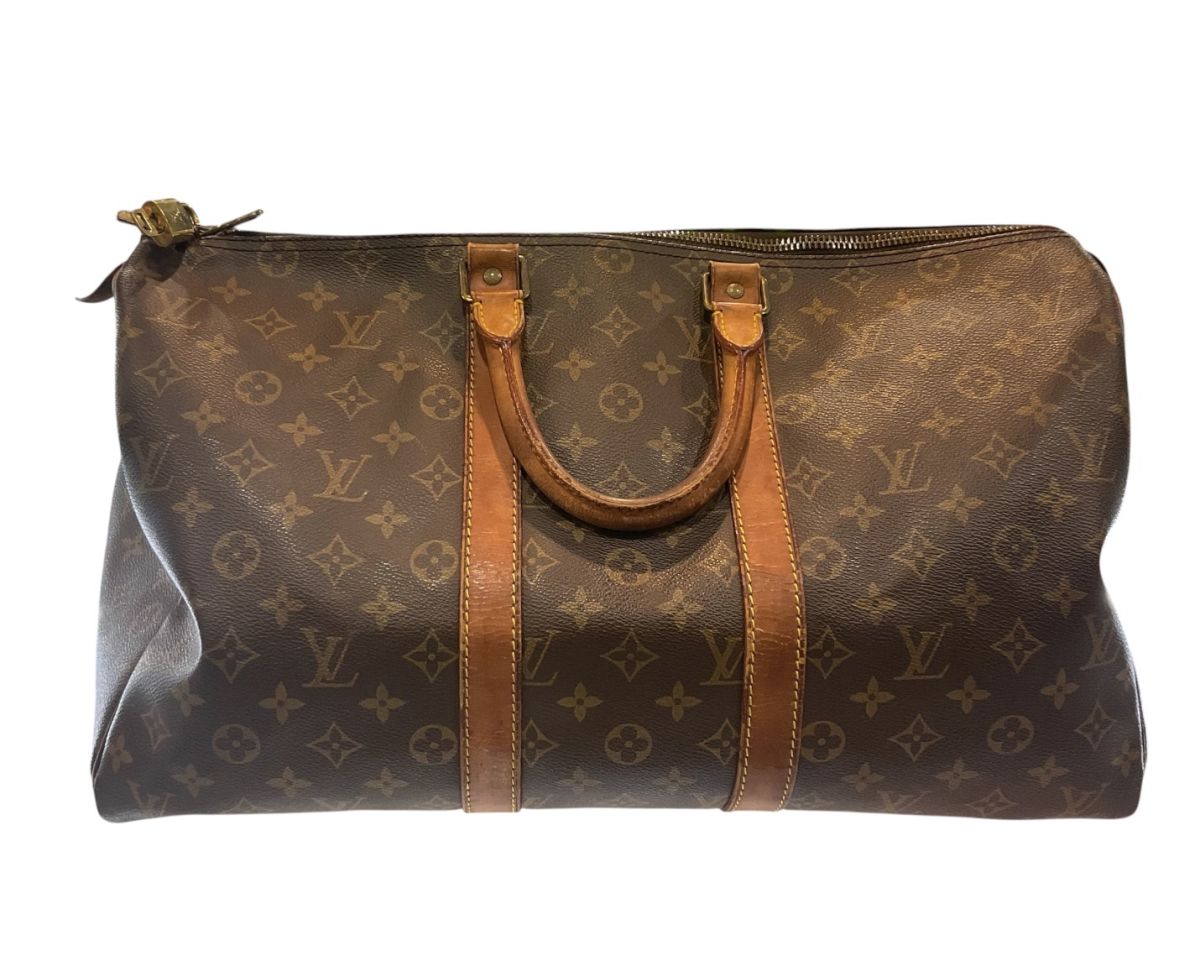 Louis Vuitton Keepall 45  Cuir Epi / Vert