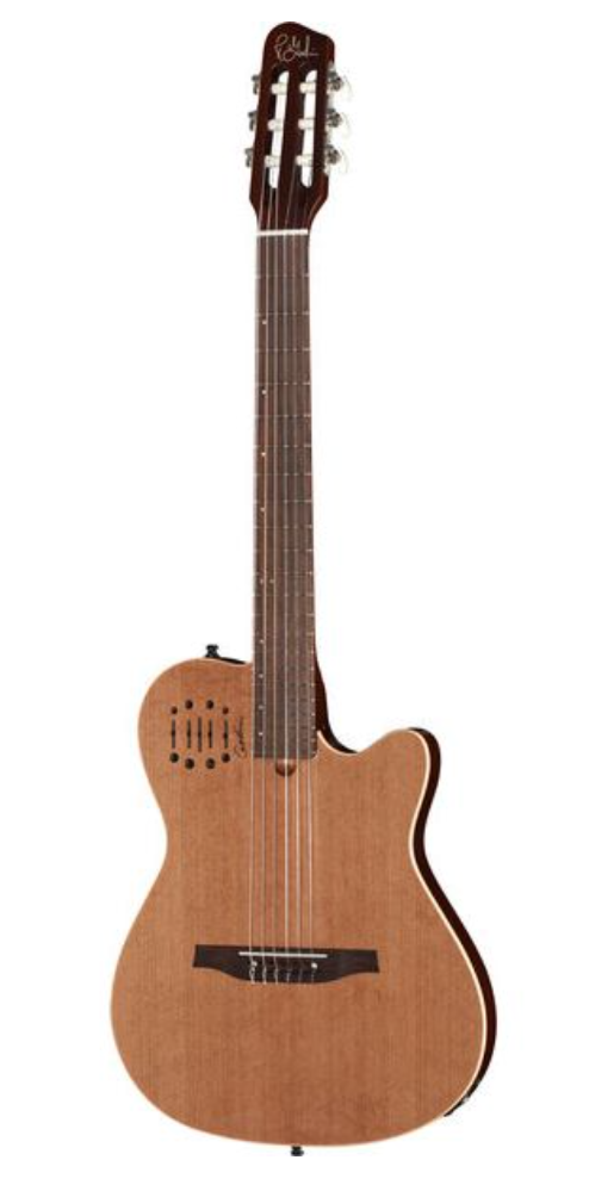 Godin Multiac Nylon Naturel Type LP Single cut Droitier