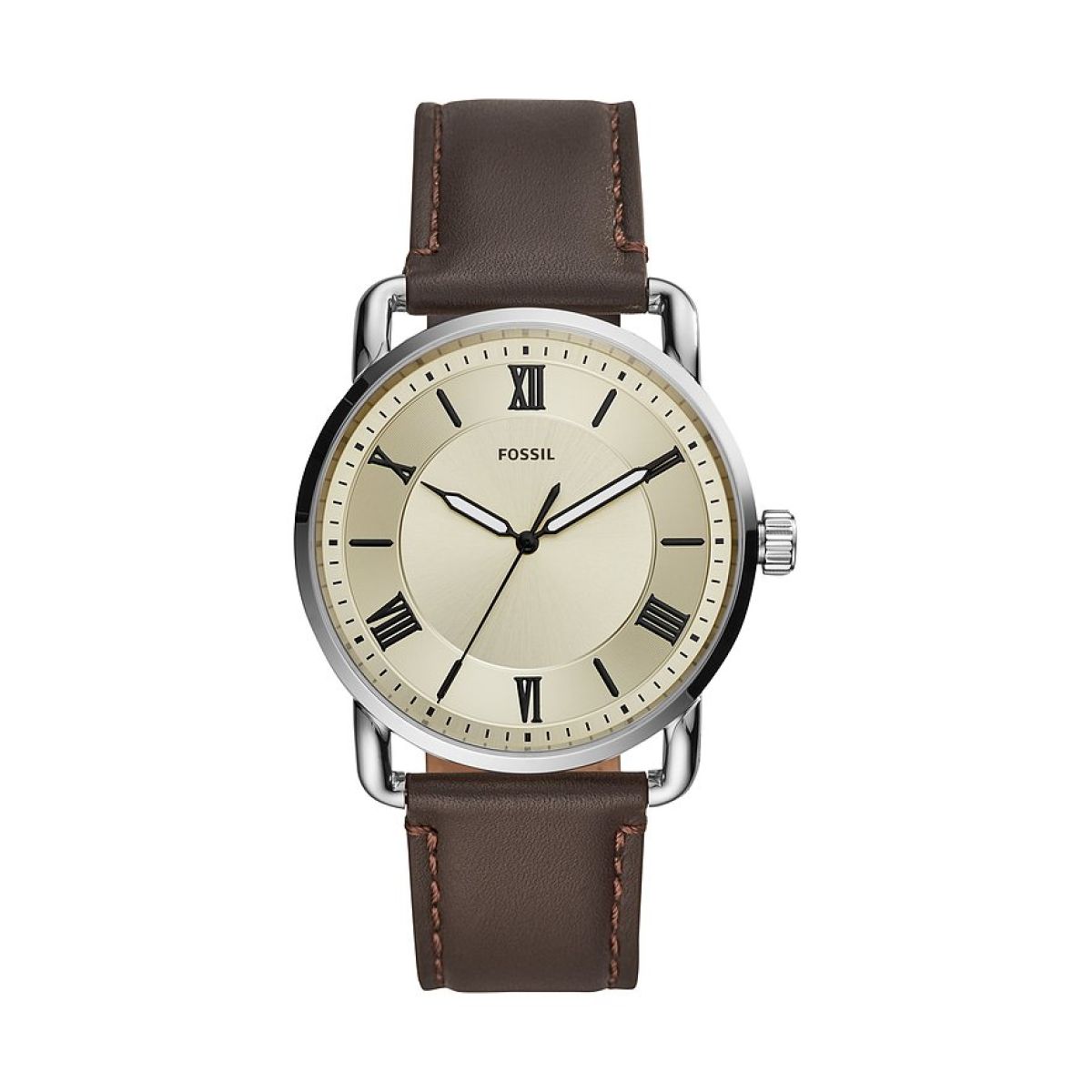 Fossil FS5663 Quartz Gris Cuir