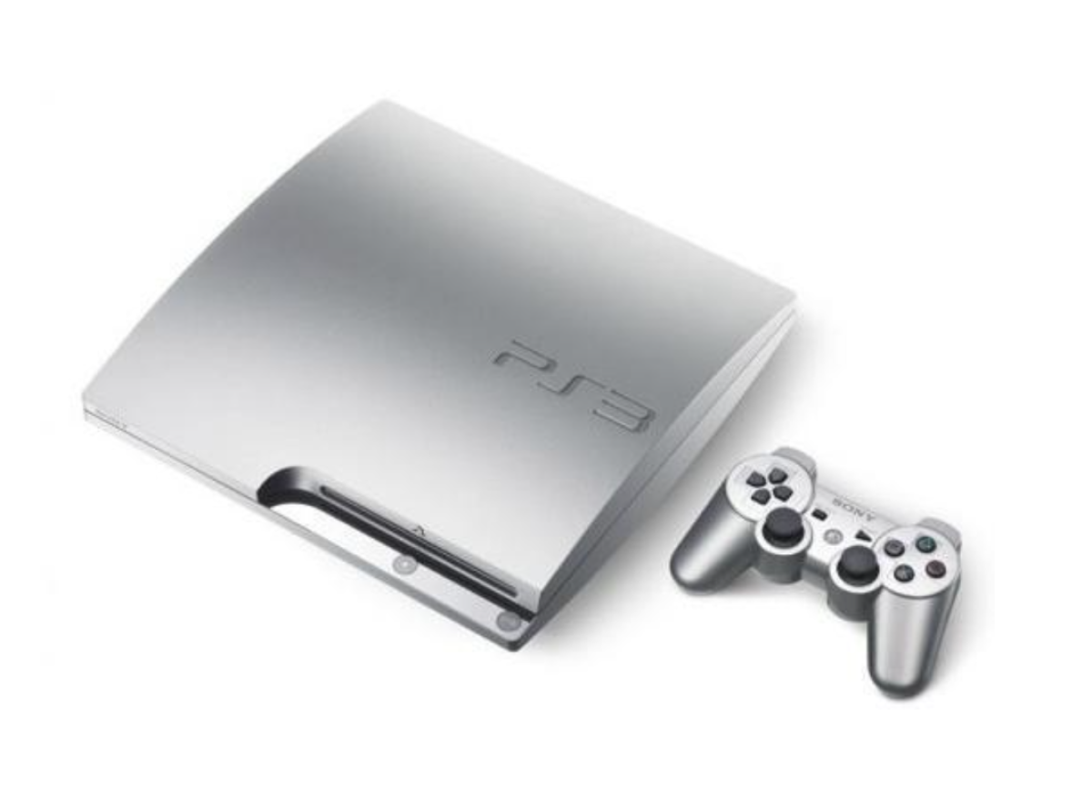 Playstation PS3 Slim 320 Go Gris + 1  manette
