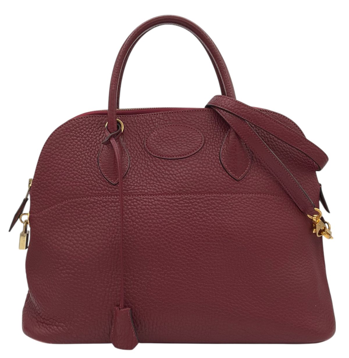 Hermès Bolide 35 Cuir Clémence Rouge H