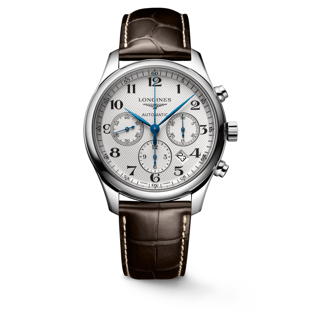 Longines Master Collection Chronographe Automatique Gris Cuir
