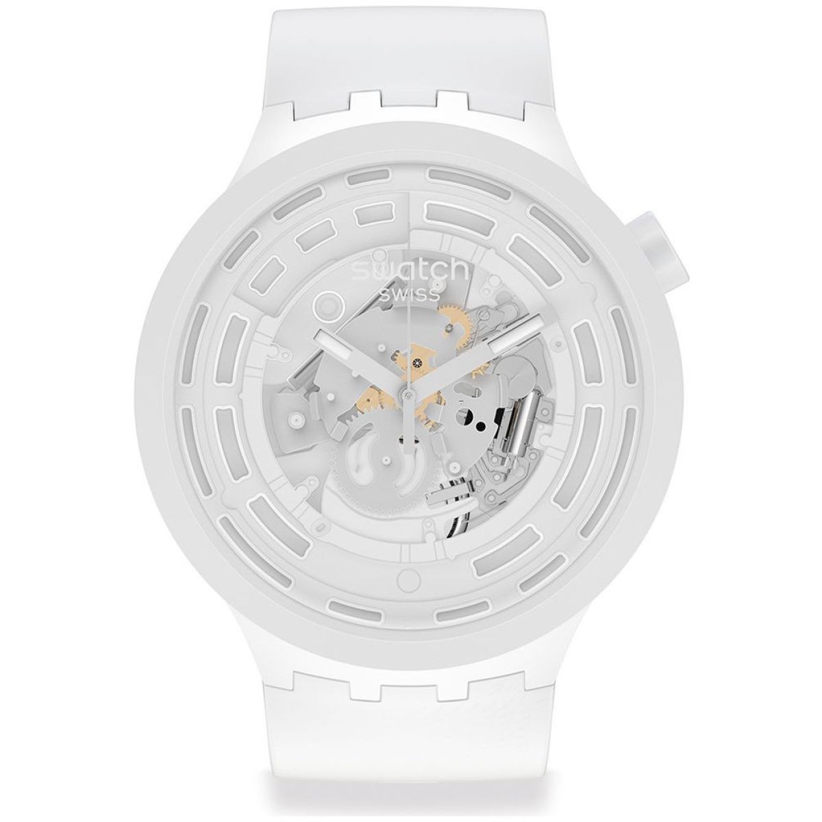Swatch Big Bold C  Blanc Plastique