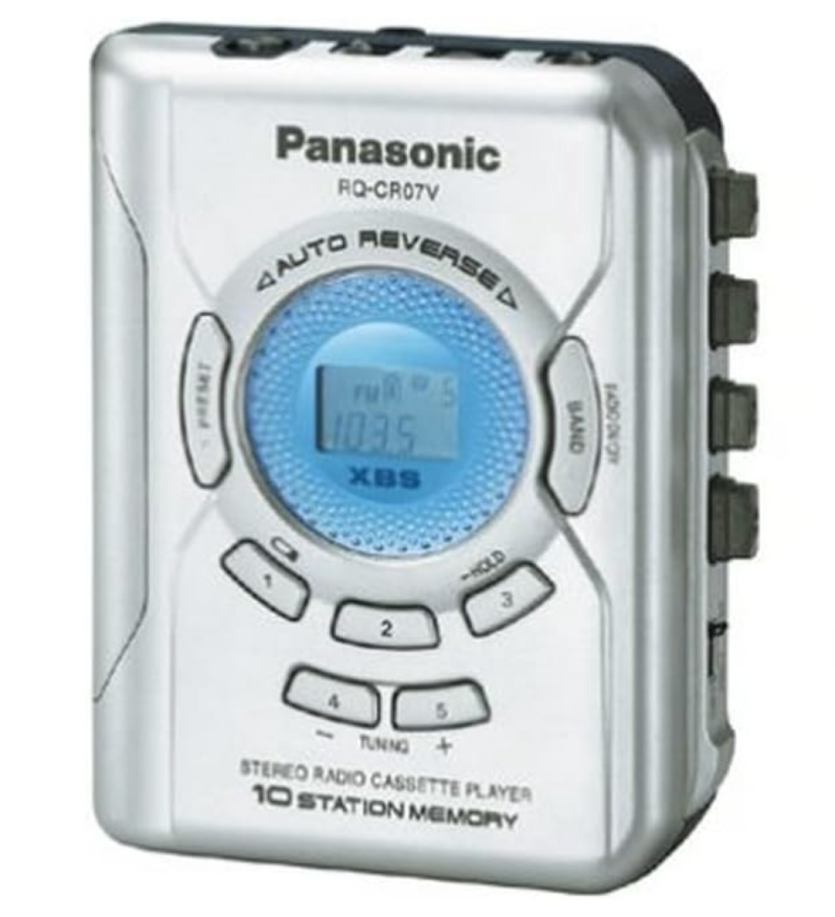 Panasonic RQ-CR07V Baladeur K7 Gris anthracite