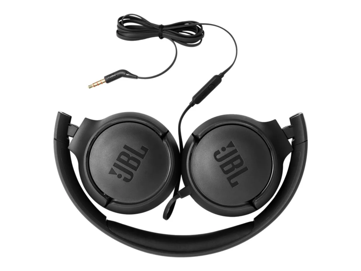 JBL Tune500 Casque Arceau Réducteur de Bruit - Filaire noir