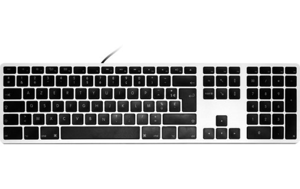 Matias USB-C Mac Keyboard Clavier Gris