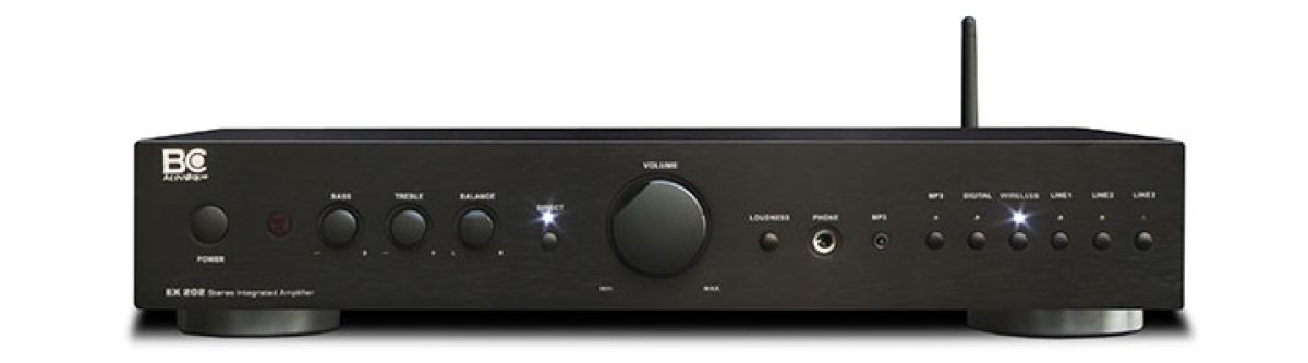 BC Acoustique EX 202.2 Stéréo  Noir Bluetooth