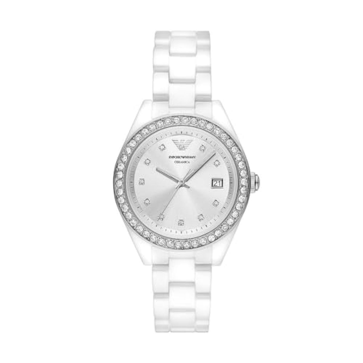 Emporio Armani Ceramica ar-1426 Quartz Blanc Céramique
