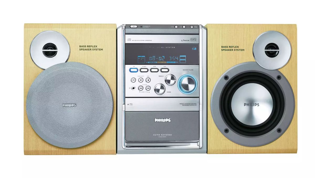 Philips MCM7 CD / K7  Gris