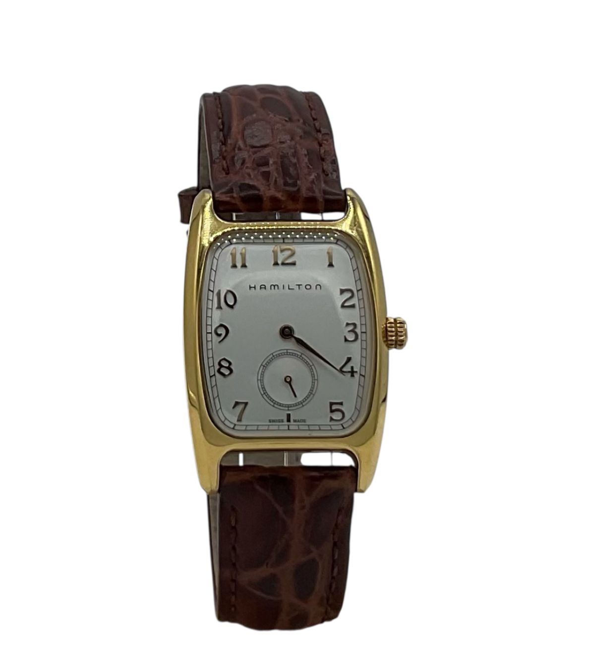 Hamilton American Classic Boulton Small Second Quartz H13431553  Blanc Cuir