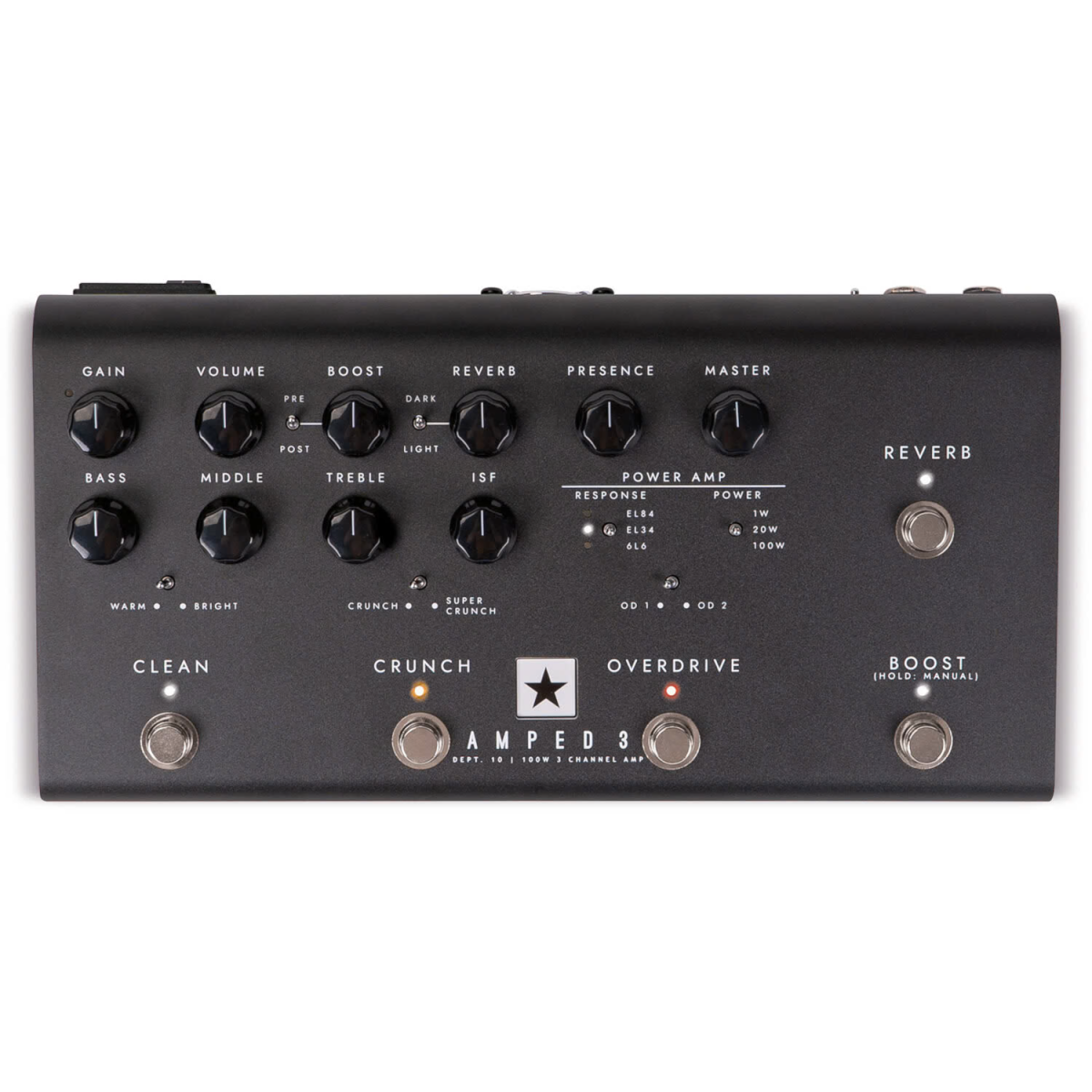 Blackstar Amped 3 Tête d'ampli 100W Noir