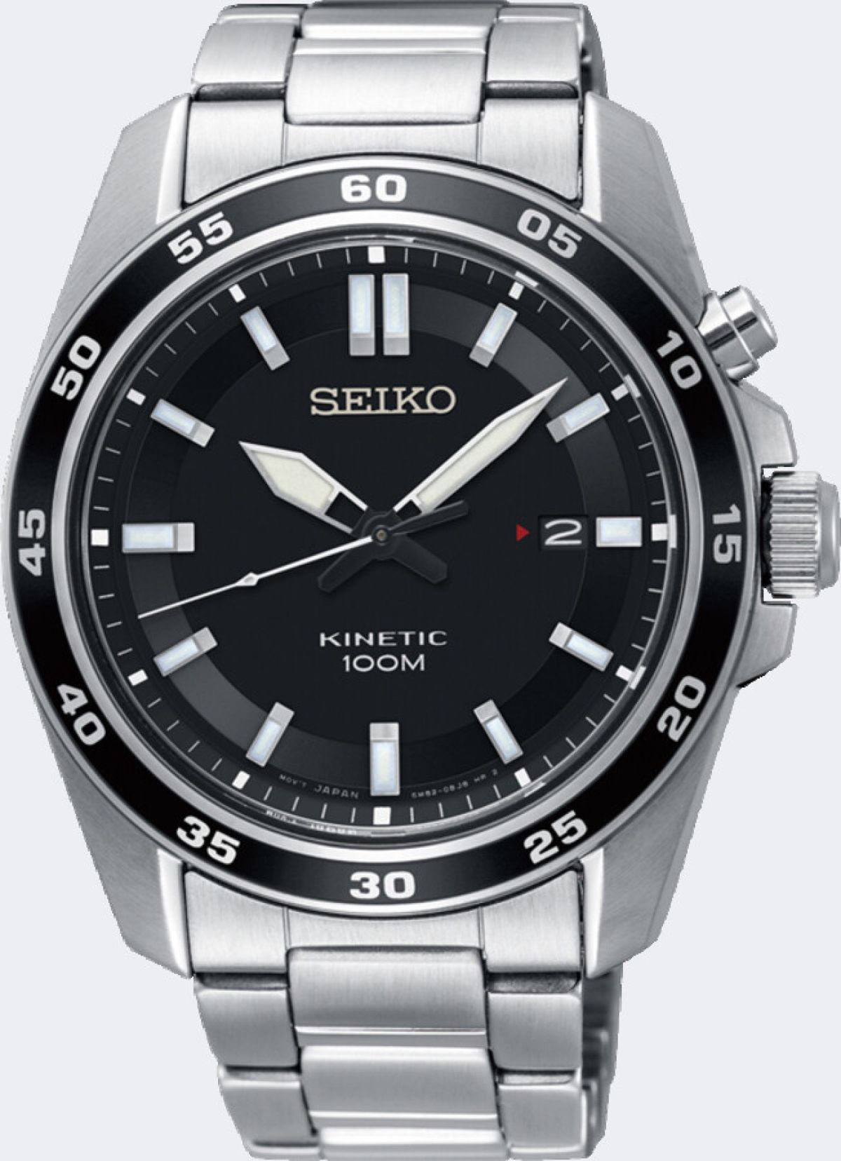 Seiko Kinetic 5M82-0BE0 Automatique  Acier