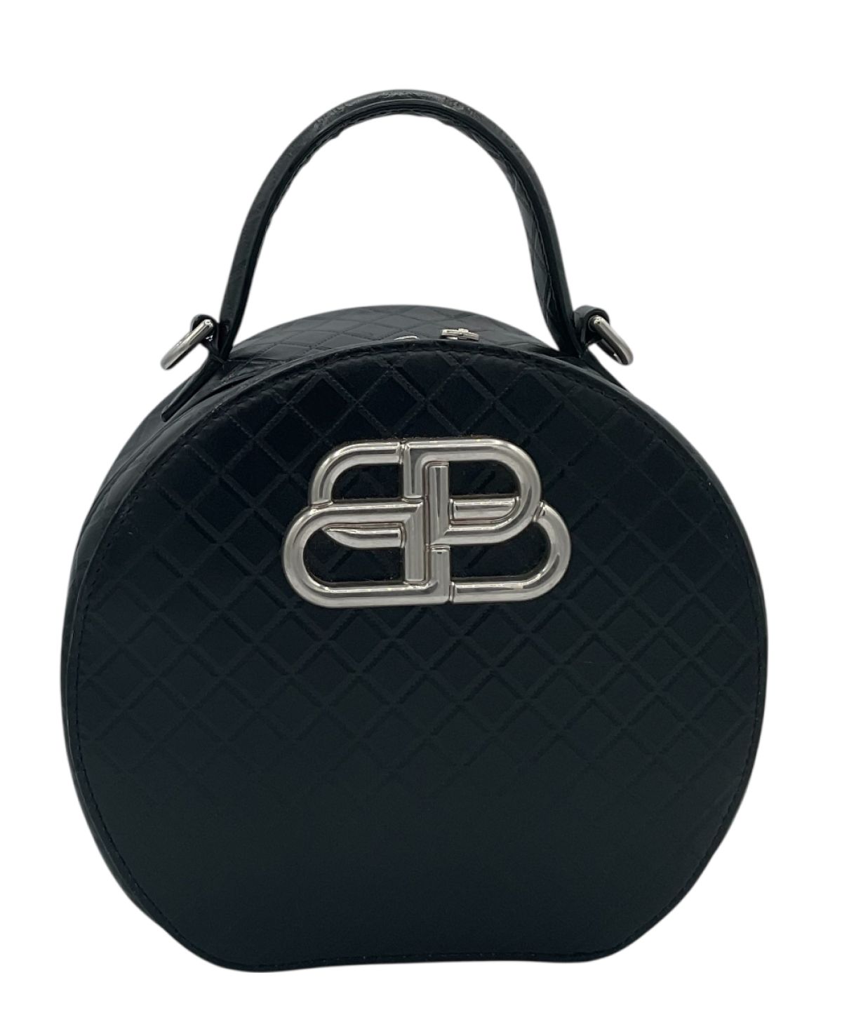 Balenciaga Vanity Medium Cuir embossé Noir