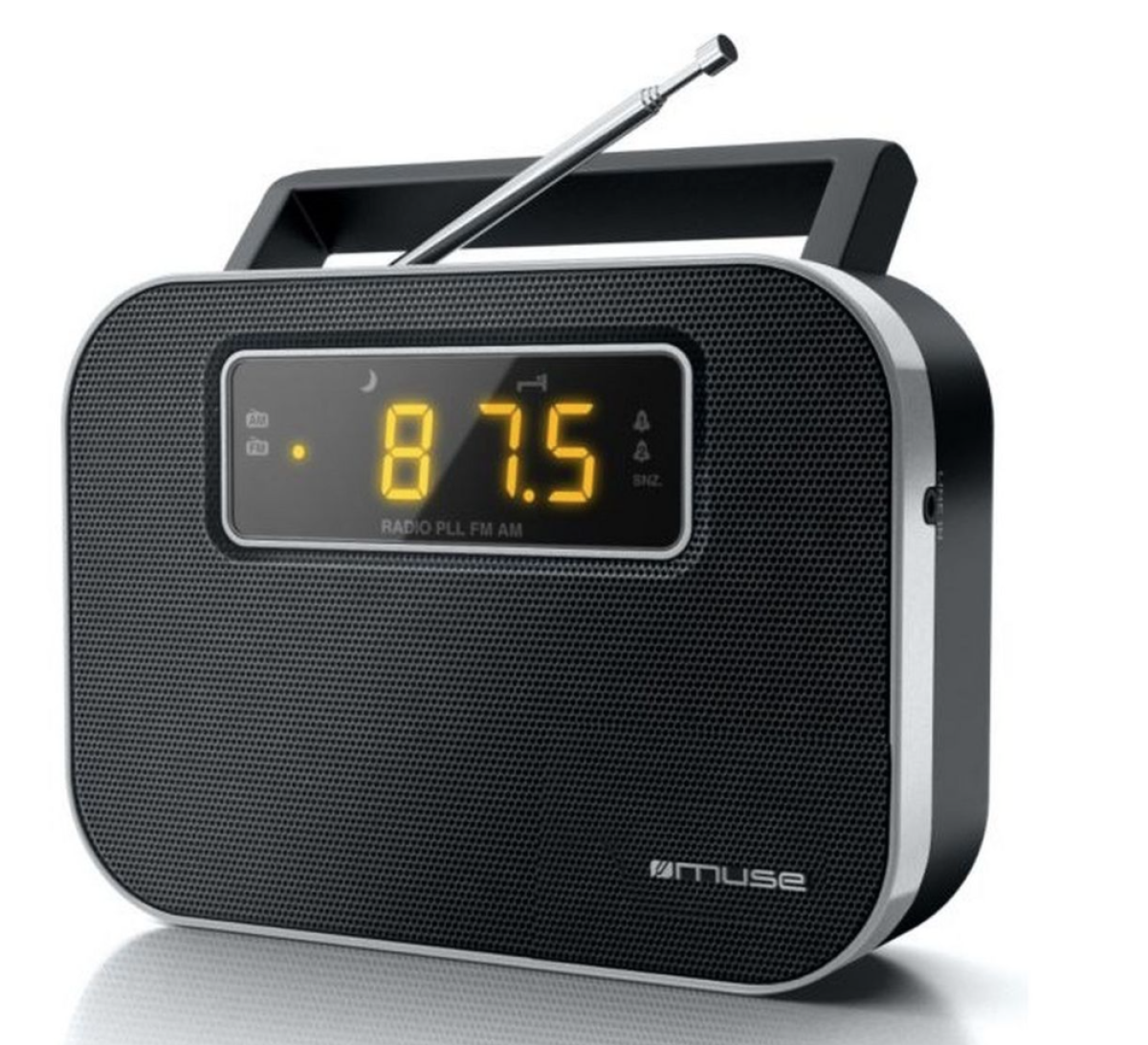 Muse M-081 R Radio-réveil Noir