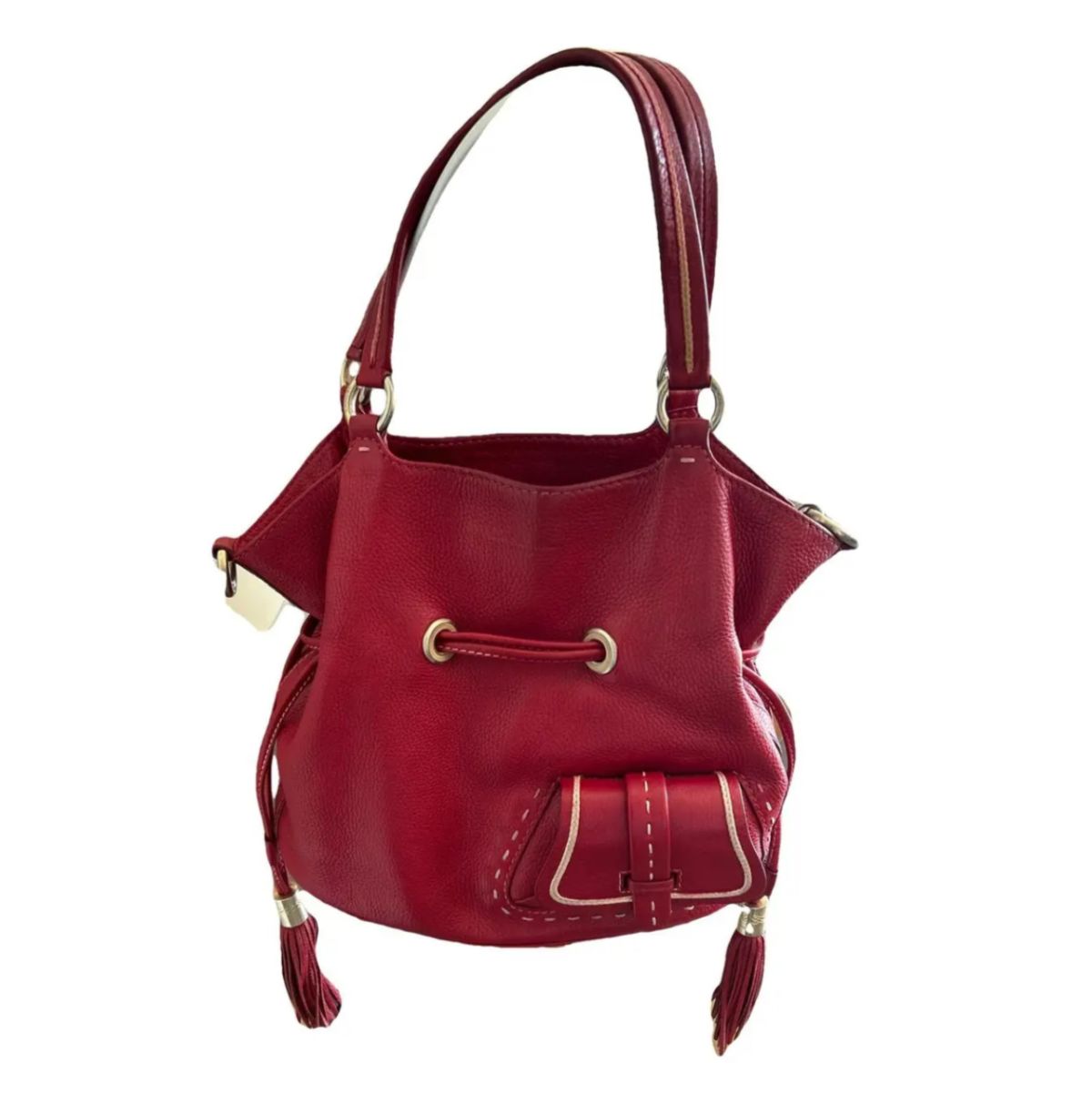 Lancel Adjani GM Buffle Bordeaux