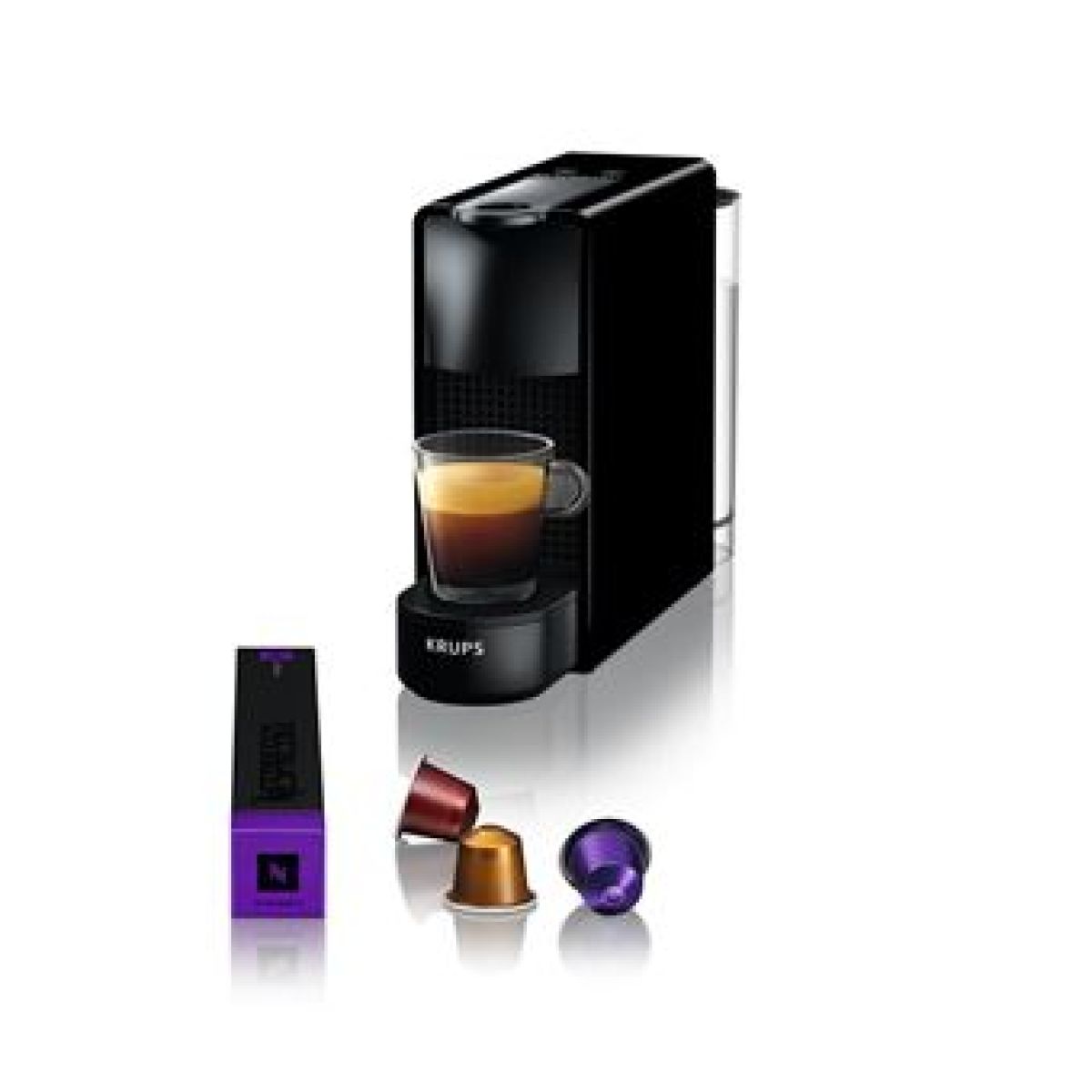 Nespresso Essenza Mini Cafetière à dosette ou capsule Noir