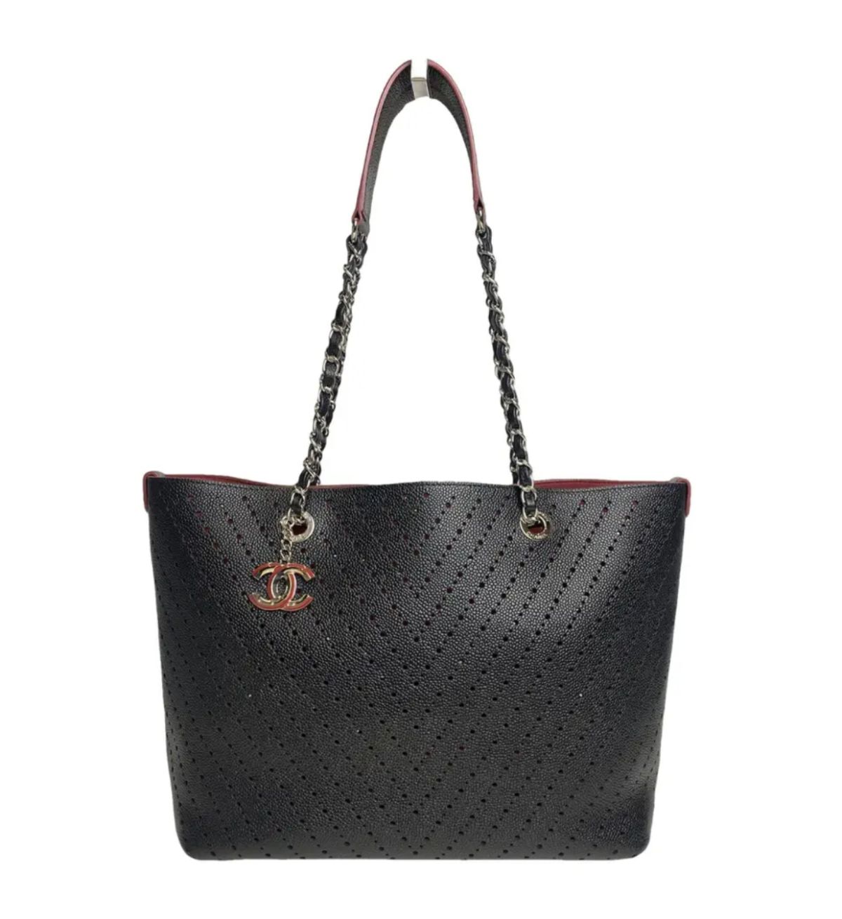 Chanel Shopping Tote Grand Cuir Grainé Noir