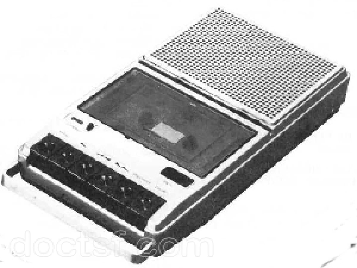 Continental Edison MC 8025 Magnétophone à K7 Gris anthracite
