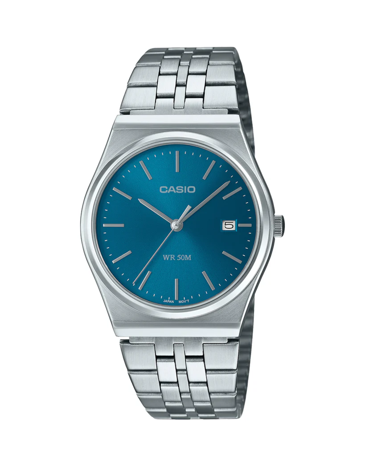 Casio 4393 Quartz BLEU Acier