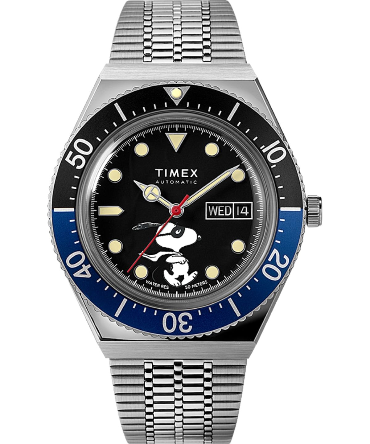 Timex TIMEX Q M79 SNOOPY Automatique  Acier